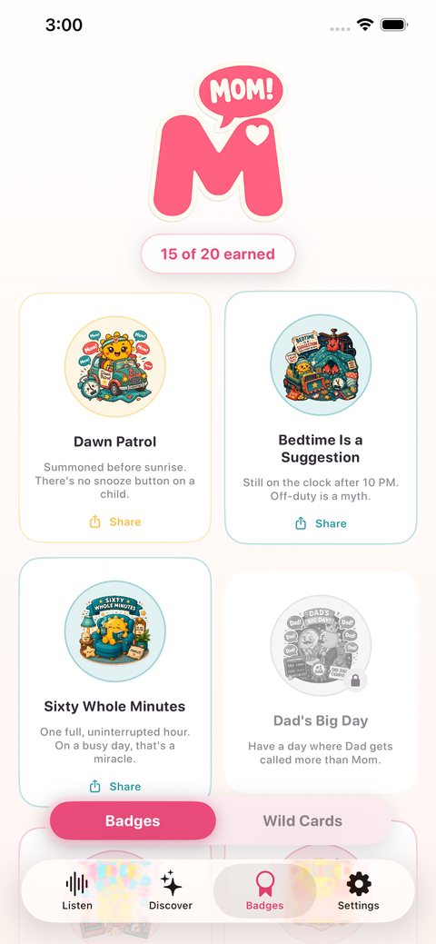 Momitor badges