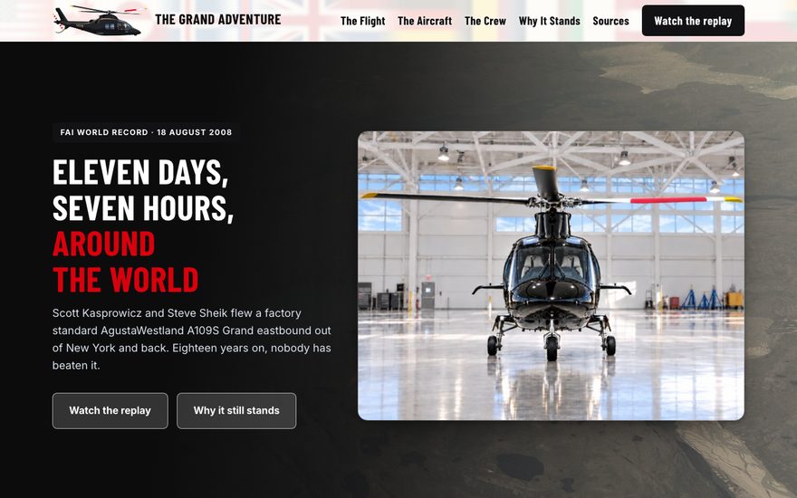 The Grand Adventure website